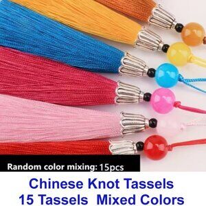 15pcs vintage Chinese Knot Tassels
